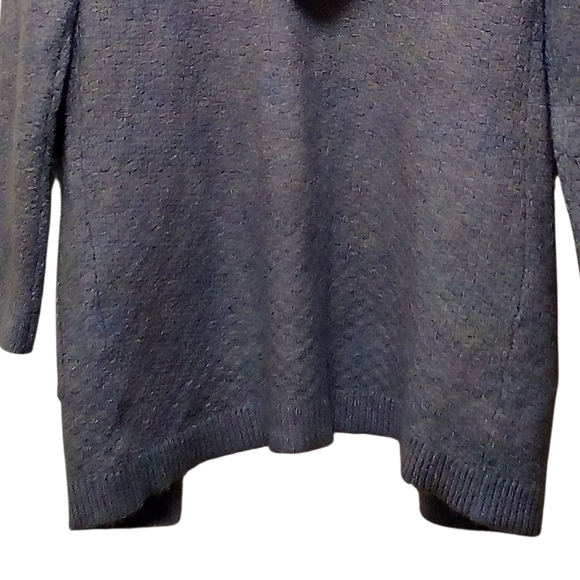 Verve Ami - NWOT, Light Blue Long Cardigan Sweater W/ Hood, Pockets, Soft & Cozy - Picture 9 of 11